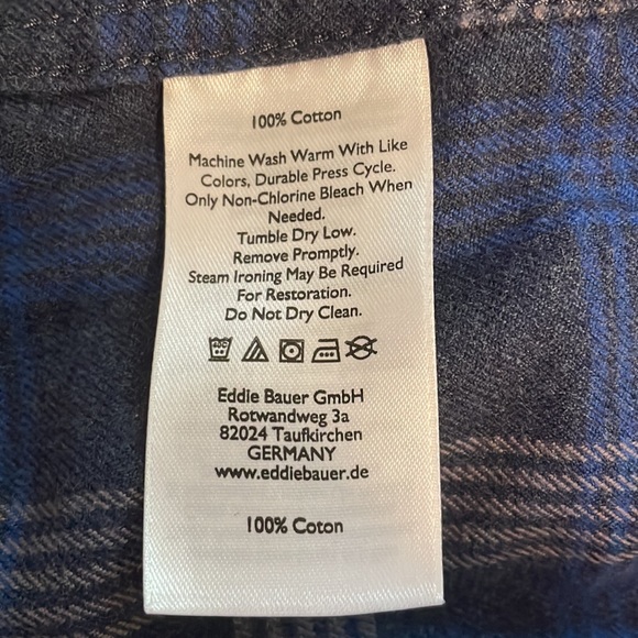 Eddie Bauer Classic Fit, Button Down Plaid Shirt, 2XL - Picture 7 of 8